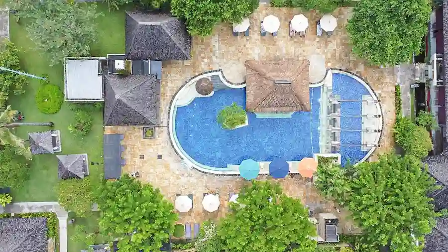 Rama Beach Resort & Villas luchtfoto