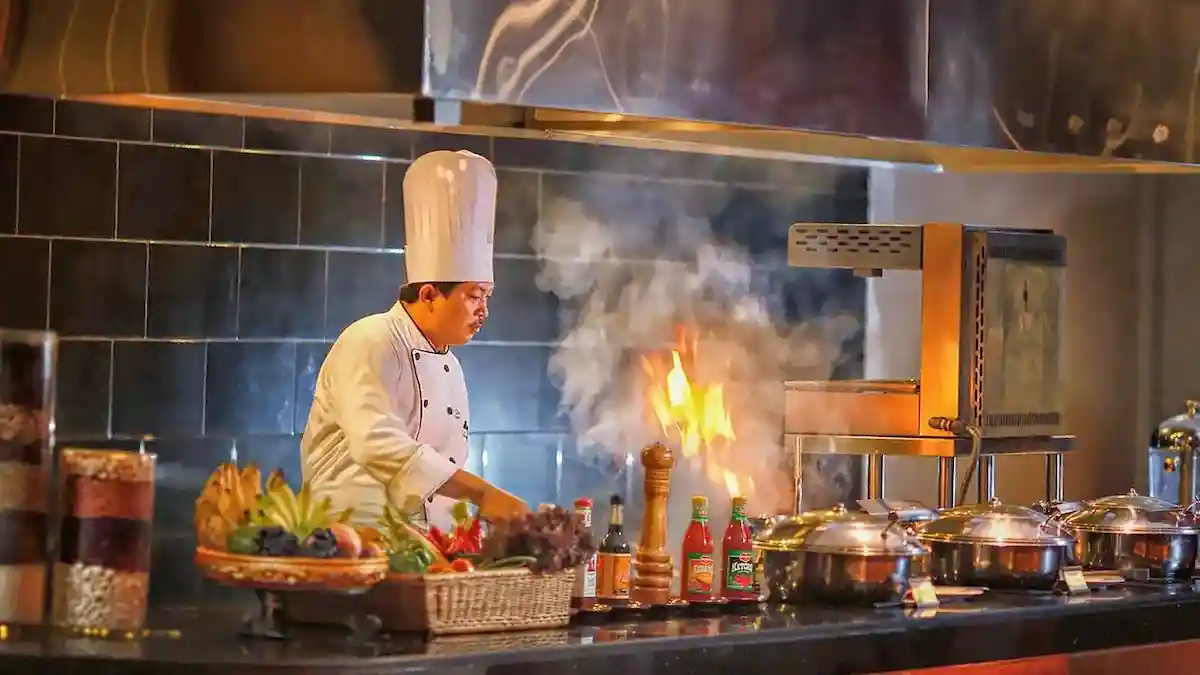 Kuta Bali Dynasty Resort live cooking