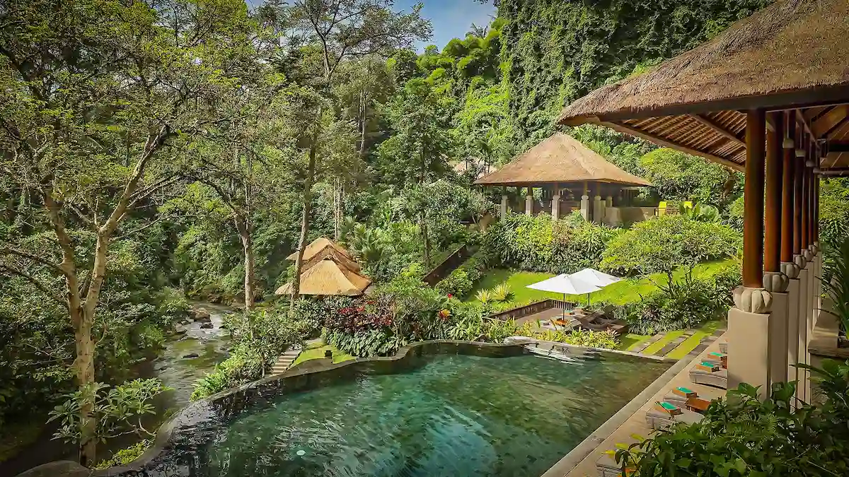 Hotel Maya Ubud infinity pool