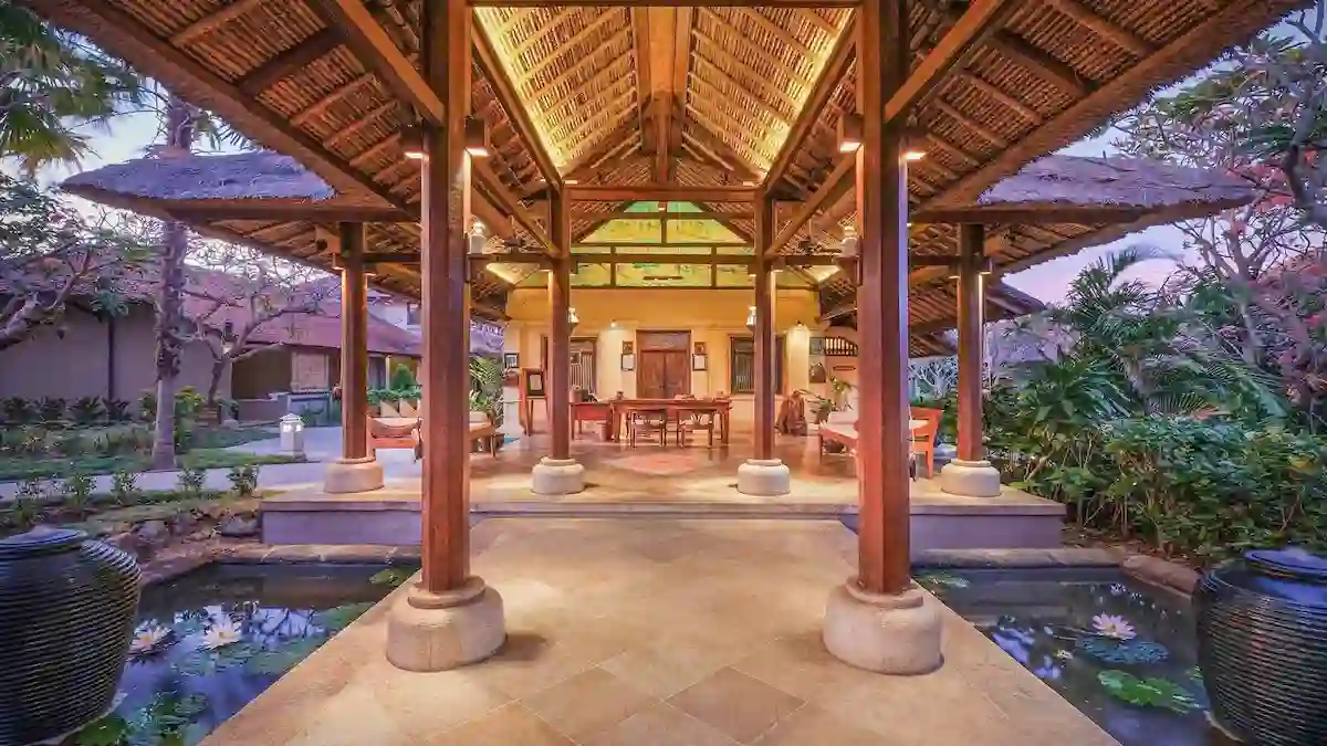 Mimpi resort West Bali lobby