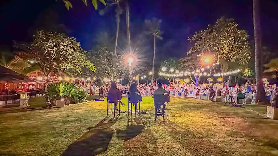 Nusa Dua Beach Hotel evenement buiten eten