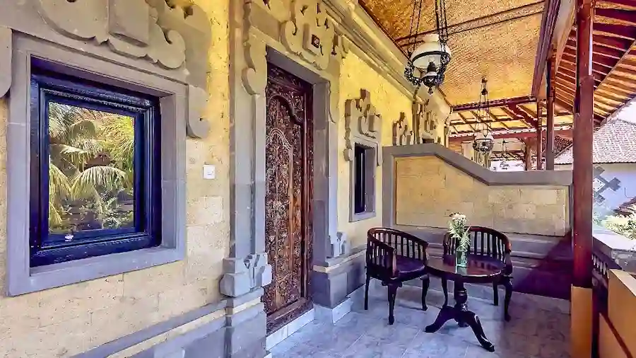 Werkvakantie Ubud - Luxe mix met traditie ubud traditionele locatie luxe werkvakantie balkon